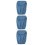 3Pcs Reusable Blue Elastic Water Dispenser Cover Polyester Outdoor Use 6