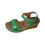 Women's Green Wedge Sandals Adjustable Strap Open Toe EU38 1