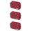 3Pcs Travel Pouch for Small Electronics Waterproof Electronics Bag 8