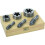 6PC 1/4" 3/8" 1/2" STEEL TAP & TOOL THREADER THREAD KIT PIPE THREADING 1