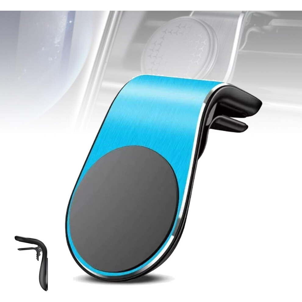 Phone Holder, Mobile Phone Navigation Magnetic Bracket, L Type 360 Rotatable Car Mount Magnet Universal Car Cellphone Holder, For Any Smartphone Black/Silver/Red 9097180812586