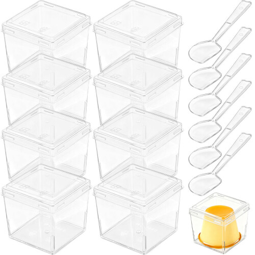 60Ensembles Bols À Dessert Mini Design Moderne Pour Tiramisu Mousse 1