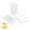 60Ensembles Bols À Dessert Mini Design Moderne Pour Tiramisu Mousse 3
