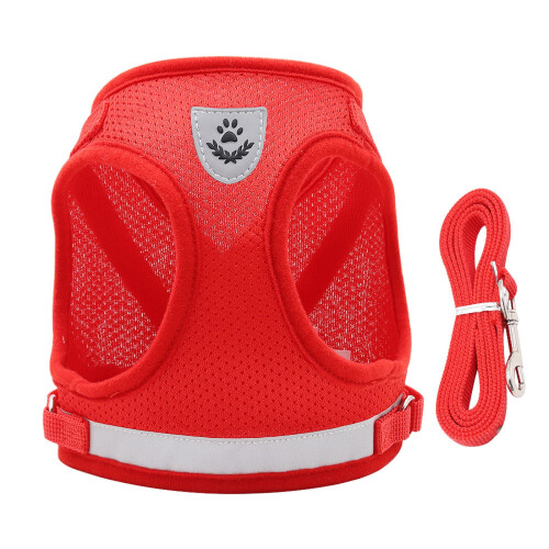 Cat Harness And Leash For Walking Adjustable Vest With Reflective Strap For Puppy