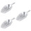 3Pcs Aluminum Ice Cube Scoop Silver Multi-Function Kitchen Food 8