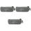 3Pcs Durable Grey Stethoscope Storage Case with Accessory Pouch 3