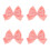 4Pcs Pink Cloth Bow Scooter Decorations Durable Cloth Scooter Bows Kit 3