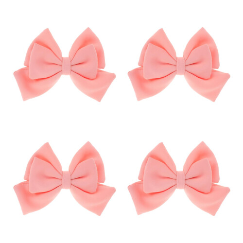4Pcs Pink Cloth Bow Scooter Decorations Durable Cloth Scooter Bows Kit 2