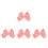 4Pcs Pink Cloth Bow Scooter Decorations Durable Cloth Scooter Bows Kit 4