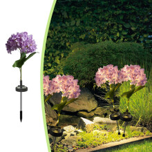 Solar Powered Garden Light Stake with Sensor, Waterproof, 20 LED Warm White, for Lawn/Patio – Compatible with Solar Energy