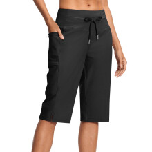Womens Yoga Shorts Loose Fit Comfy Stretchy Lounge Bermuda Shorts Oversize Running and Casual Summer Activities Wear