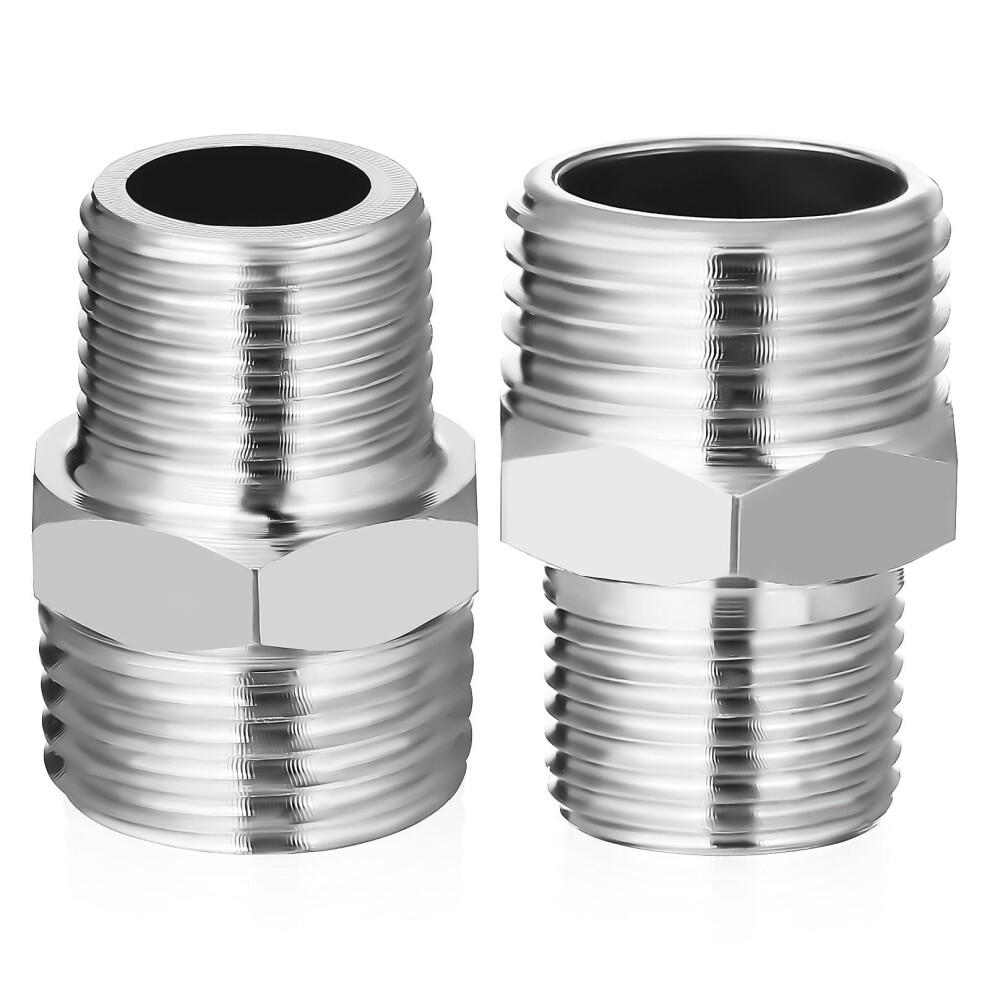 2Pcs Plumbing Couplings For Outdoor Plumbing Reducer Faucet Adapter In 1.18X0.79x0.79in Size 9097180815907