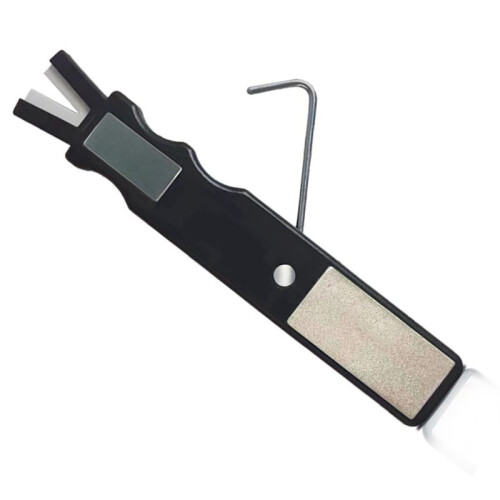 Ice Skates Blade Sharpener Tool 3-In-1 Multi Function Hockey Skate Sharpener with Ice Skate Sharpening Stone 1