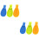 6Pcs Eco-Friendly Silicone Glass Identifier Rabbit Shape for Home Use 5