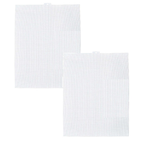 2/1PCS Plastic Mesh Canvas Sheets for Embroidery, Needlepoint Blank, Compatible with Acrylic Yarn