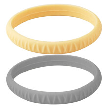 Fascia di supporto per tendine rotuleo, ginocchiera in silicone (2 pezzi)