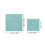 30Pcs Elegant Sky-Blue Jewelry Pouch Lint Fabric with Snap Button 10