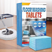 Floor Cleaning Tablets, 120-Pack Effervescent Pads for Hardwood, Tile & Laminate—Enzyme-Powered, Antibacterial, Deodorizing, Pre-Measured
