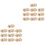 20Pcs Easy Use Golden Snap Buttons Sewing Accessories Set 3