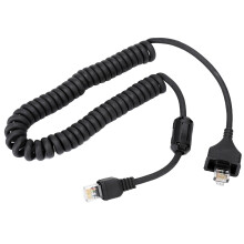 Microfono/altoparlante di ricambio per radio mobile Kenwood, cavo per microfono con resistenza alle interferenze magnetiche, interfaccia RJ-45 a 8