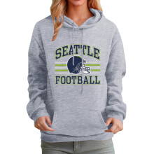 Womens Signature Pullover Hoodie New England Football-Inspired Sweatshirt, Relaxed Unisex Fit