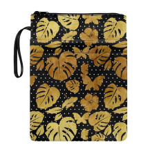 Book Lovers Gift Polyester Fabric Book Sleeve Cover for Librarian 11.42 x 8.66 Inch for Classroom Library Zipper