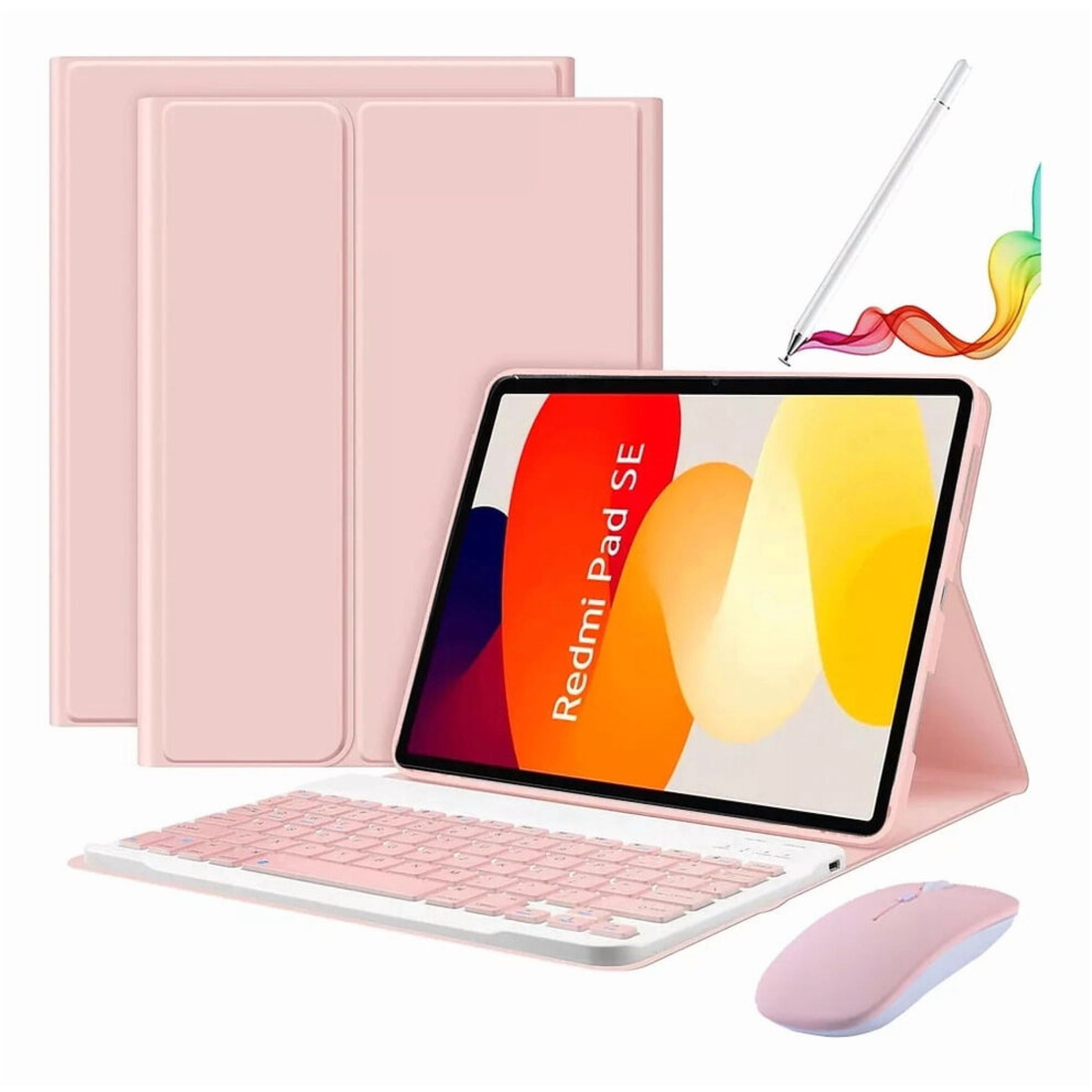 Compatible With Xiaomi Redmi Pad Se 11'' Case With Keyboard, Mouse, And Pencil - Ultimate Protection And Versatility 9362892413100