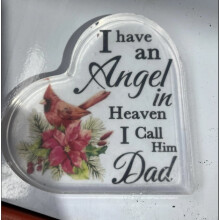 In Stock New Valentine's Day Love Transparent Acrylic Mother's Day Father's Day Table Decorations Ornaments