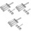 3Sets Silver Meatball Shaper Kit Stainless Steel for Easy Kitchen Use 4