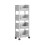 Floor Standing Rolling Multi-Tier Storage Shelf 4-Tier 1