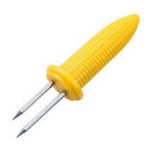 Corn On The Cob Holders Stainless Steel Corn Holders Corn on The Cob Skewers for BBQ Twin Prong Sweetcorn Holders Home Cooking Fork Prong