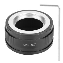 Stötdämpande objektivadapter Fokuseringsspiraladapter Justerbar längd Utmärkt skydd Kompakt och bärbar för M42Nikon Z-kameror