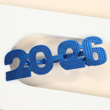 2026 New Year eyeglasses glitter party glasses 1 pair