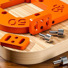 Precision Corner Radius Jig – R30 to R50, High‑Accuracy Woodworking Template for Router Tables and Edge Tools