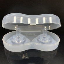 Prettyzoom Transparent Silicone Nipple Covers 2 Pack