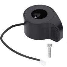 Material premium ABS+PC Pieza de repuesto para acelerador Acelerador de dedo Compatibilidad con patinete eléctrico Resistente al desgaste Control