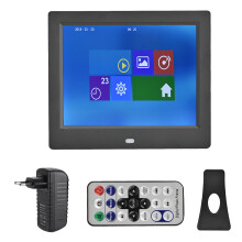 Plug And Play Digital Frame, USB SD Supported No WiFi Frame With Remote Control High Definition Screen Slideshow Support Adjustable Brightness Wall