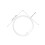 50pcs Clear Shower Curtain Hooks Shower Hooks Transparent 3