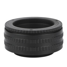 Makro-Zwischenring mit Fokussierhelix, manuellem Objektivadapter, verstellbarer Länge, Makro-Fokussieradapter, Feinfokussiersteuerung für