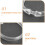 50pcs Clear Shower Curtain Hooks Shower Hooks Transparent 7