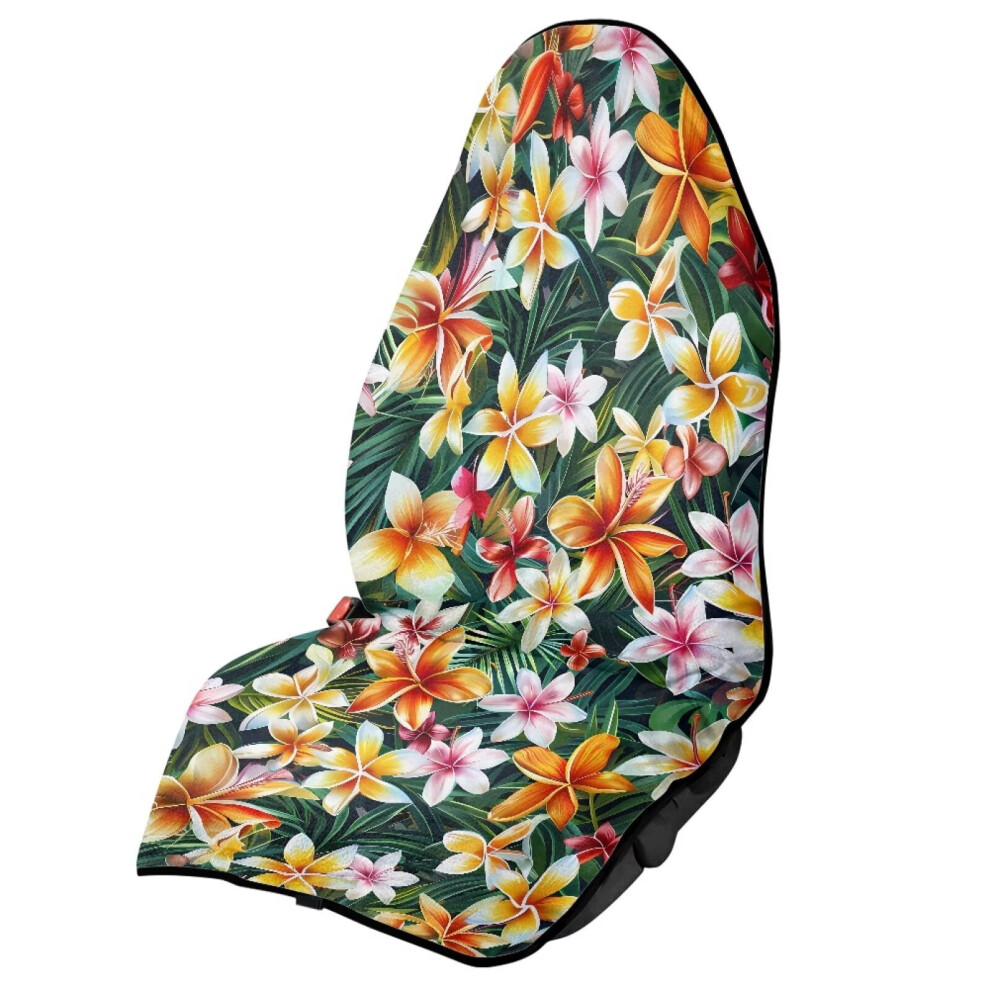 Tropical Flower Car Seat Covers Waterproof Anti-Slip 900223776150