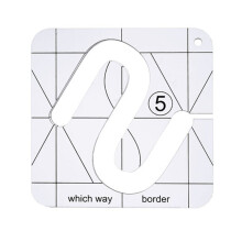 Quilting Template Sewing Ruler Acrylic Sewing Machine Template Ruler Tool DIY