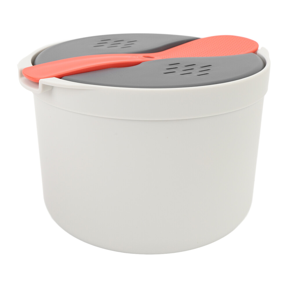 Portable Microwave Rice & Vegetable Steamer, Plastic, 1.5L