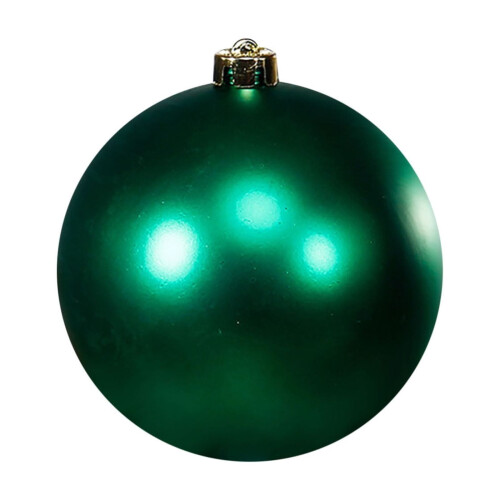 Christmas Tree Balls Matte Shatterproof 5.9 Inch Green