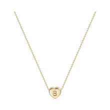 Silberne Initialen-Halskette für Damen, Edelstahl, Herzform, kleine Buchstabenkette, personalisierter Namensschmuck, Geschenk für die Freundin, 26