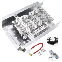 AMI PARTS Pièce de rechange pour élément chauffant de sèche-linge Whirlpool/Amana WED4815EW1, NED4655EW1 – Compatible avec W10724237, 279838,