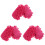 6Pcs Pink Whiteboard Eraser Lightweight School Board Cleaner 2