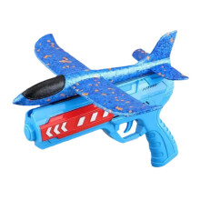 1X Airplane Launcher Toy Foam Throwing Plane with CatapultGun For Kids