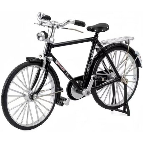 51 Piece DIY Bicycle Model Kit, Alloy Frame, Wheels, Accessories