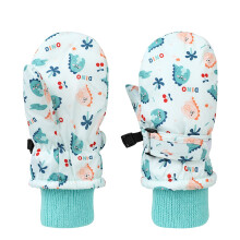 Winter Gloves Warm Windproof Thickened Outdoor Cycling Ski Gloves, Size S, Green